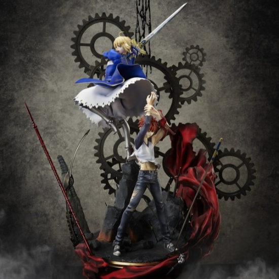 (image for) Fate/Stay Night 15th Anniversary Polystone Statue - Opened