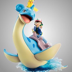 (image for) Lapras & Pikachu & Ash - G.E.M. Pocket Monsters Series - No Box