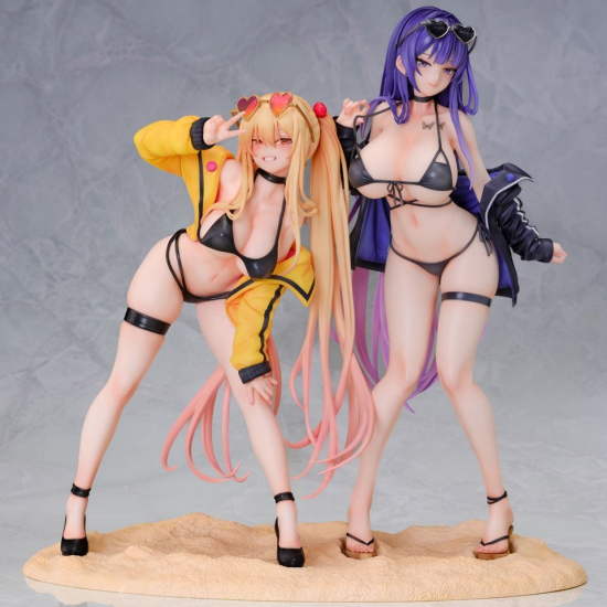 (image for) Yuna & Sayuri Illustration by Biya ＆ K Pring 1/6 - Opened