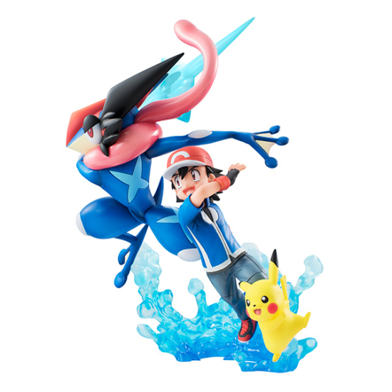Greninja & Pikachu & Ash - G.E.M. Pocket Monsters Series - Opened