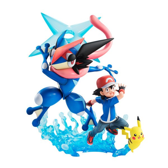 Greninja & Pikachu & Ash - G.E.M. Pocket Monsters Series - Opened