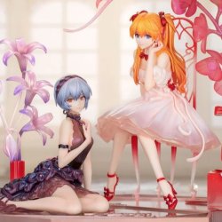 (image for) Ayanami Rei & Souryuu Asuka Langley - 1/7 - Whisper of Flower Ver. - Brand New