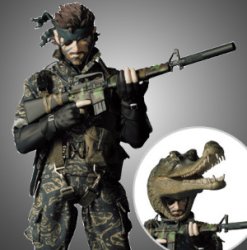 (image for) Naked Snake - Real Action Heroes (#228) - Opened