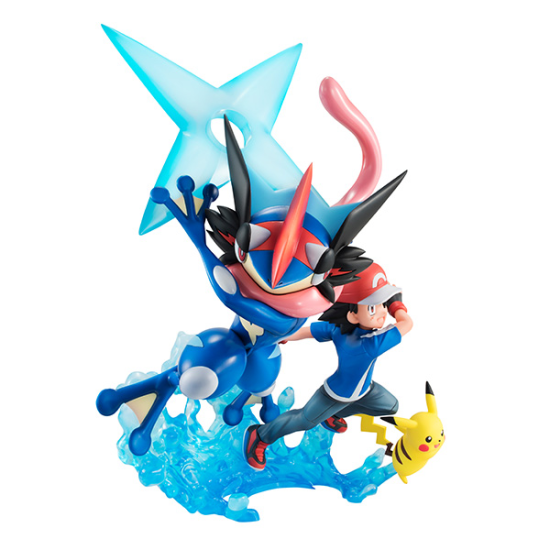 Greninja & Pikachu & Ash - G.E.M. Pocket Monsters Series - Opened