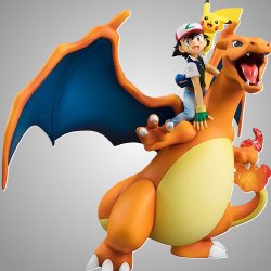 (image for) Lizardon - Pikachu - Satoshi - G.E.M. - G.E.M. Pocket Monsters Series - Opened