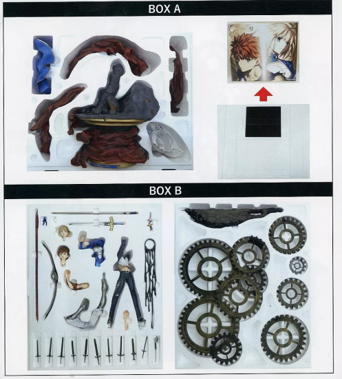 Modal Additional Images for Fate/Stay Night 15th Anniversary Polystone Statue - Opened