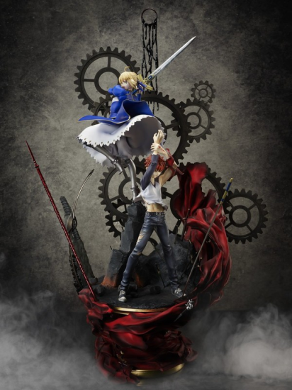 Fate/Stay Night 15th Anniversary Polystone Statue - Opened